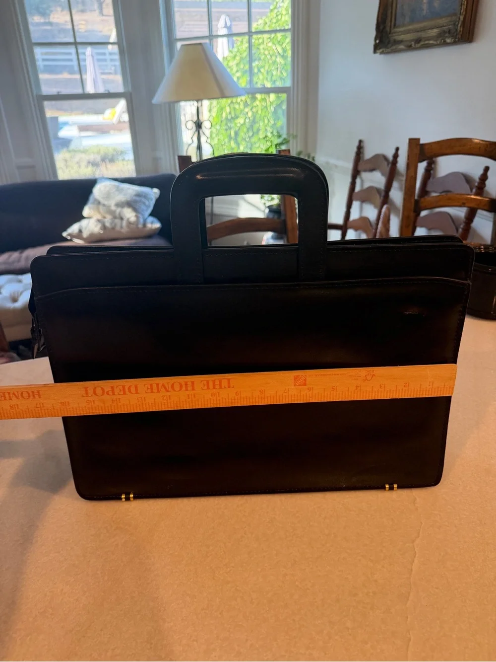 Men's Wilson Leather Black Leather Briefcase - Classic Professional Carry